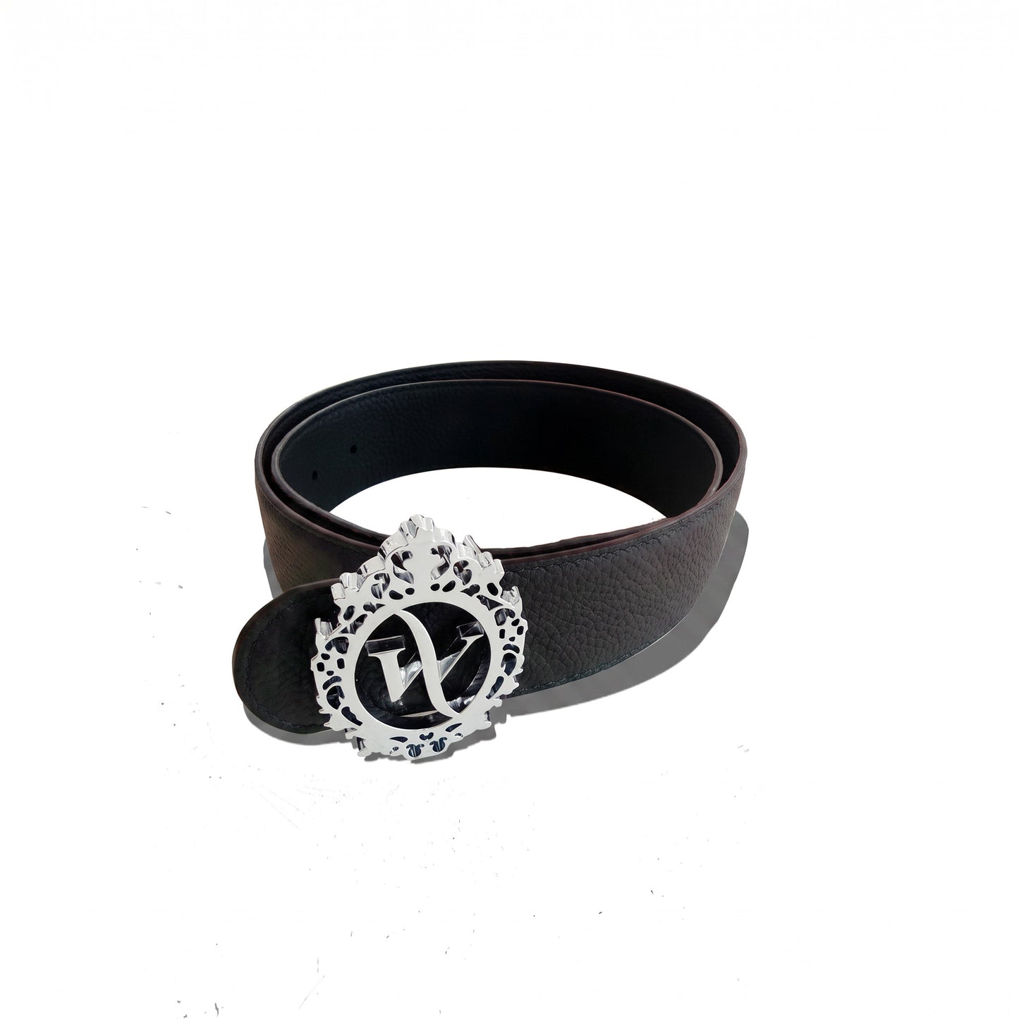 LEATHER 3D LOGO BELT