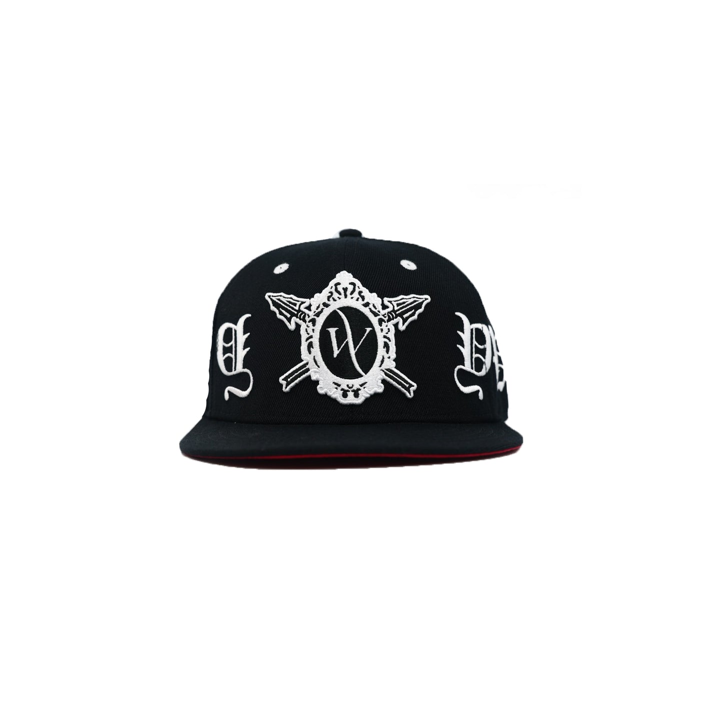 BLACK   FITTED HAT