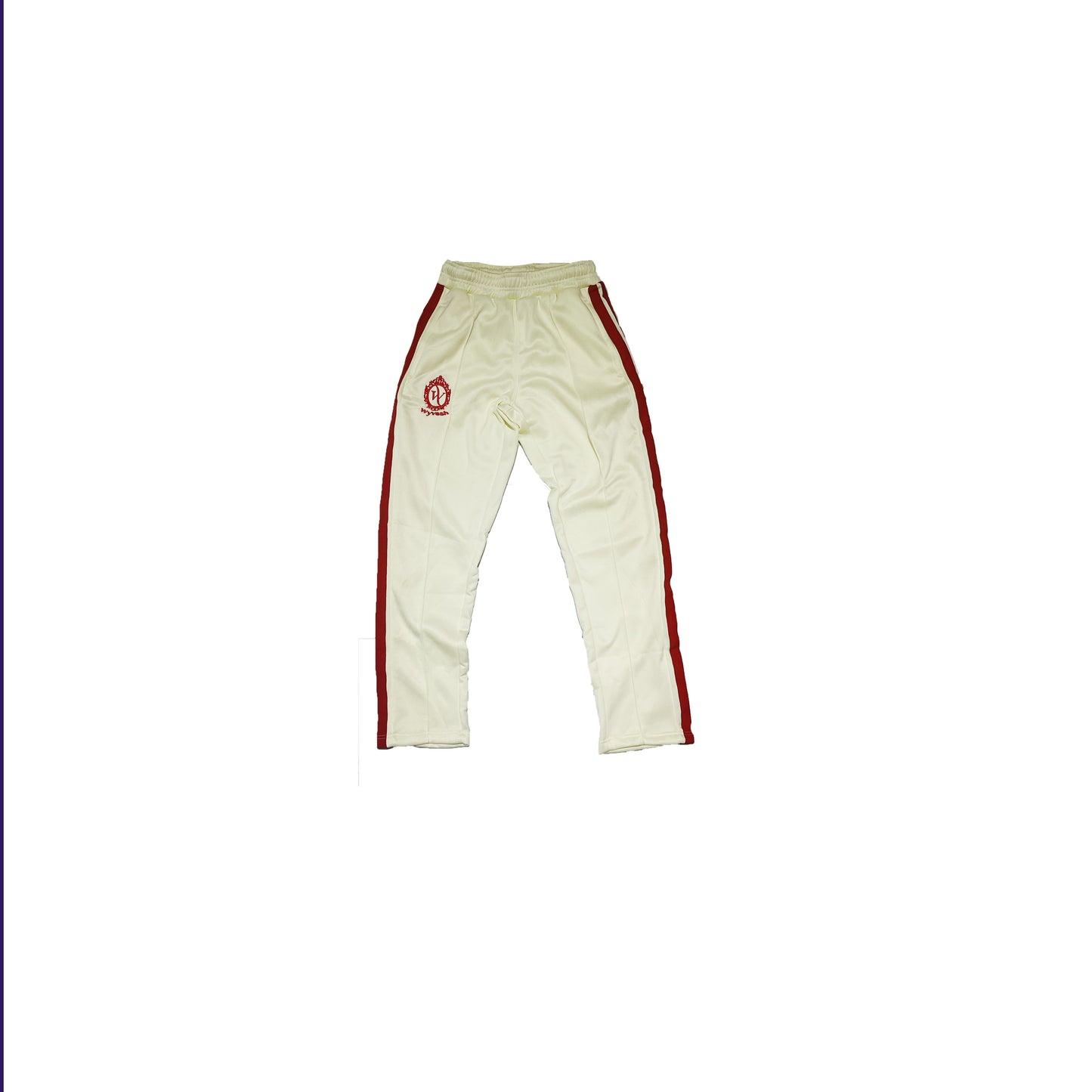 KIDS CREME / RED TRACK PANTS