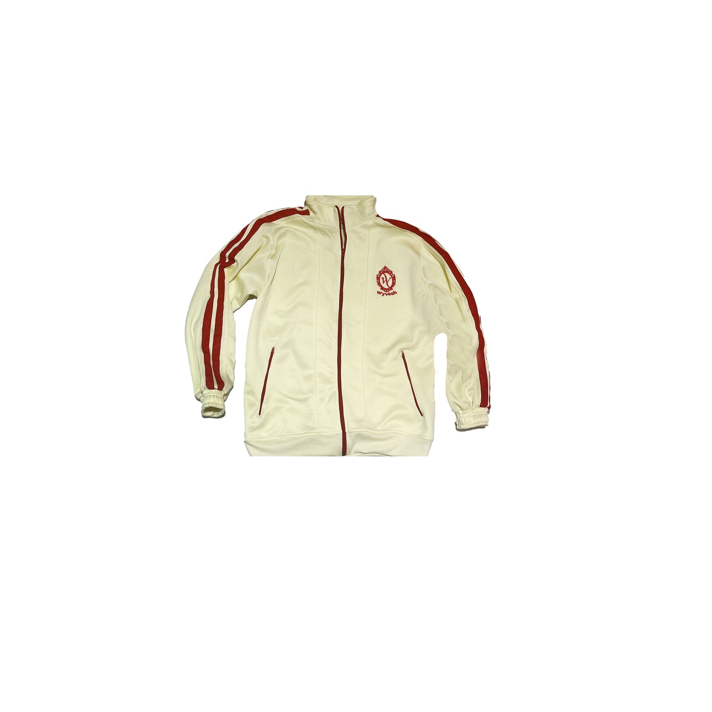 KIDS CREME RED TRACK SUIT JACKET