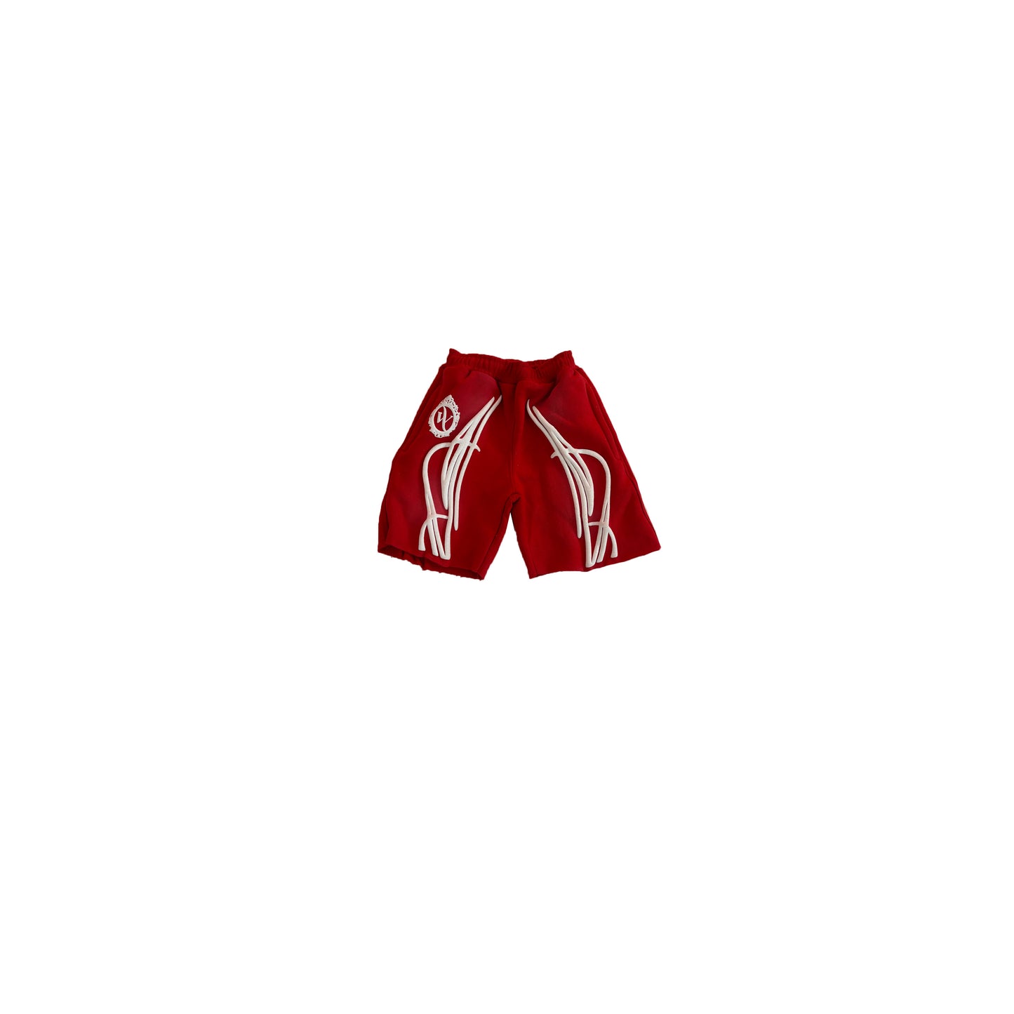 Mens Puff Print Logo Shorts